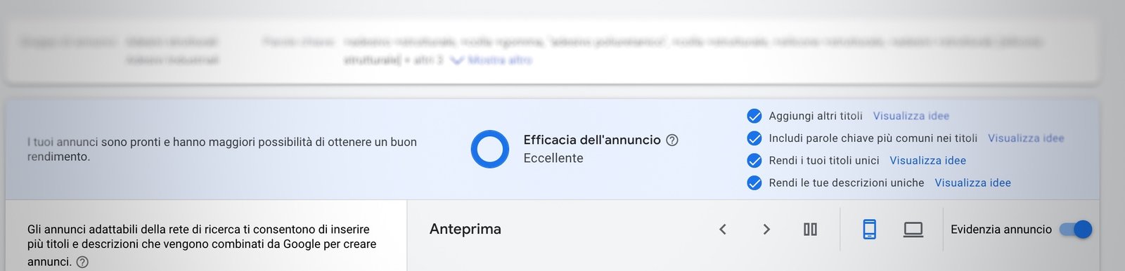annuncio google perfetto davide ambrami