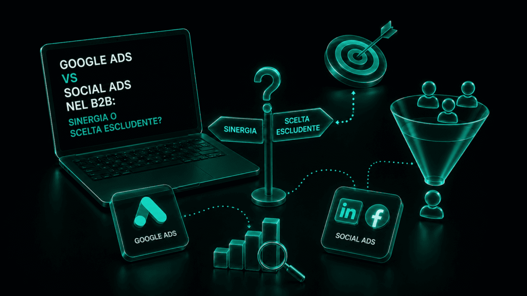 Google Ads vs Social Ads nel B2B | ad digital