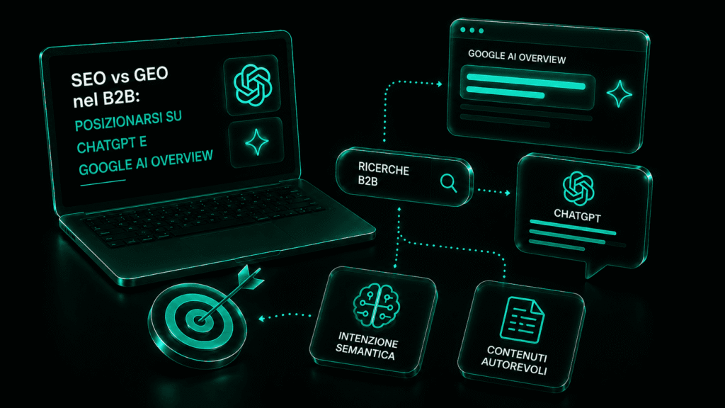 SEO vs GEO nel B2B | ad digital