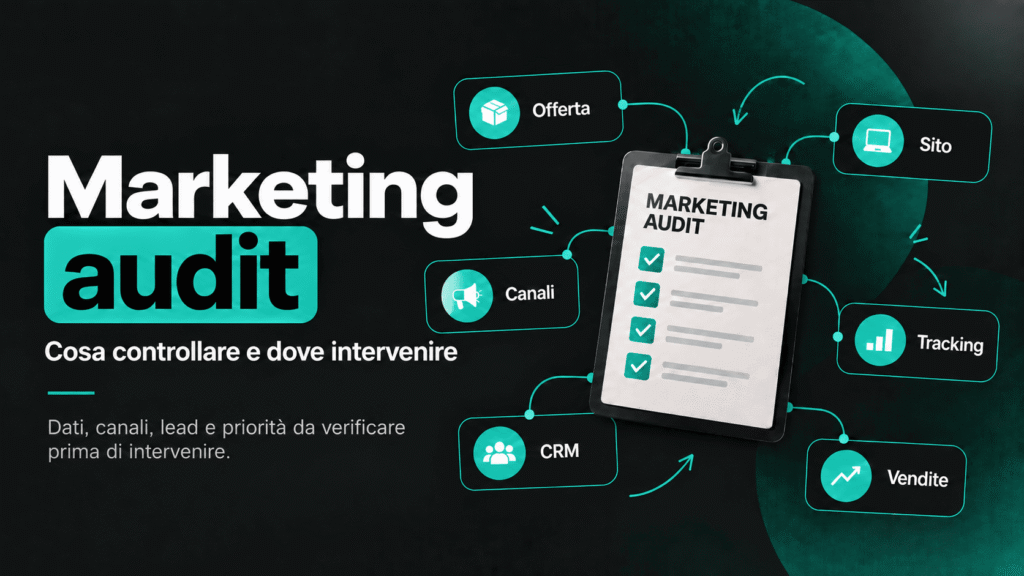 Marketing audit cosa controllare e dove intervenire